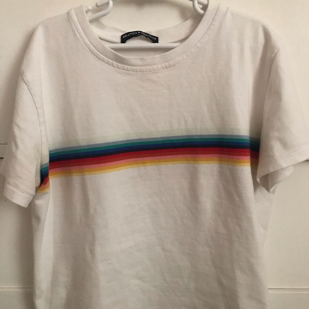 rainbow brandy melville top
